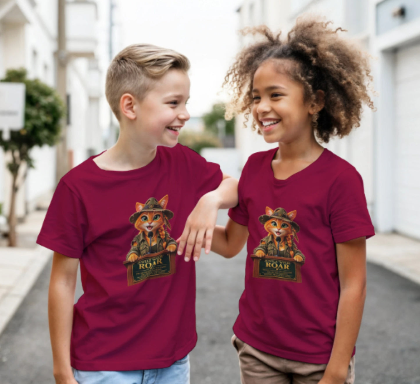 JEWELZ ‘WYLIE’ ROAR Youth Cat Activist Tee